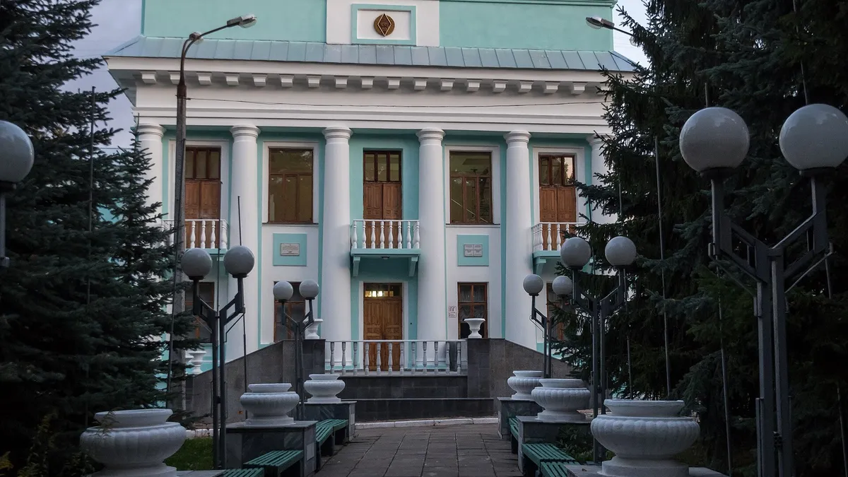 Building of Chuvash State University in Cheboksary