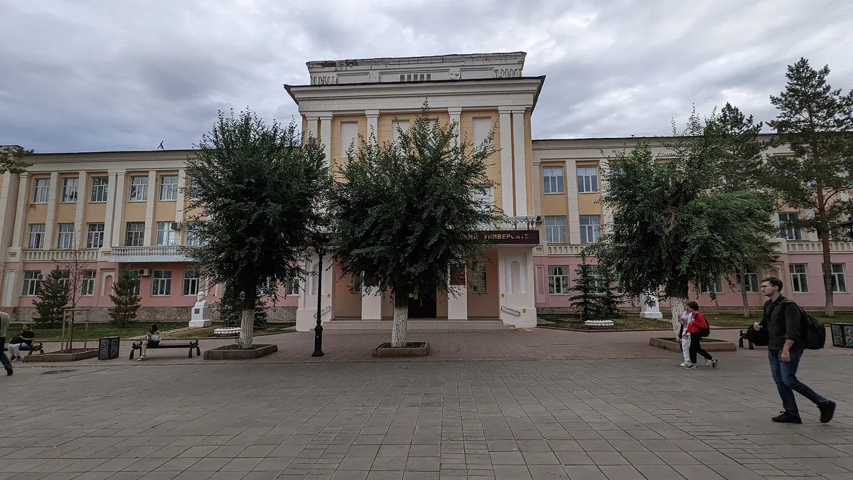 Main building of Orenburg State Medical University in Orenburg